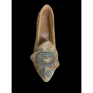 Just the Right Shoe “Afternoon Tea” by Raine 1999 Miniature Heeled Shoe Figurine